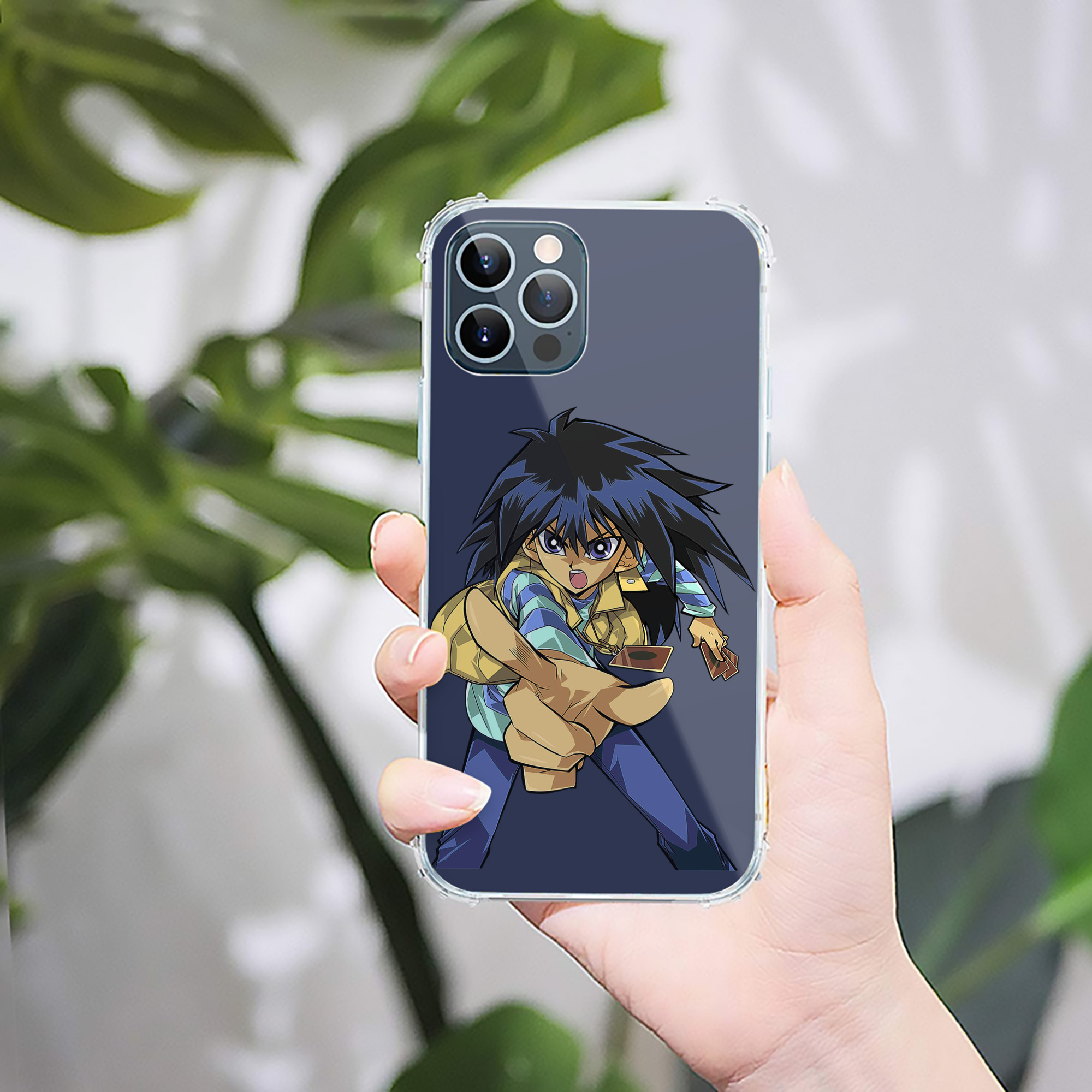 （画像用） 遊☆戯☆王 Yu-Gi-Oh! 【iPhone 12シリーズ対応】透明スマホケース（クリアソフトケース）